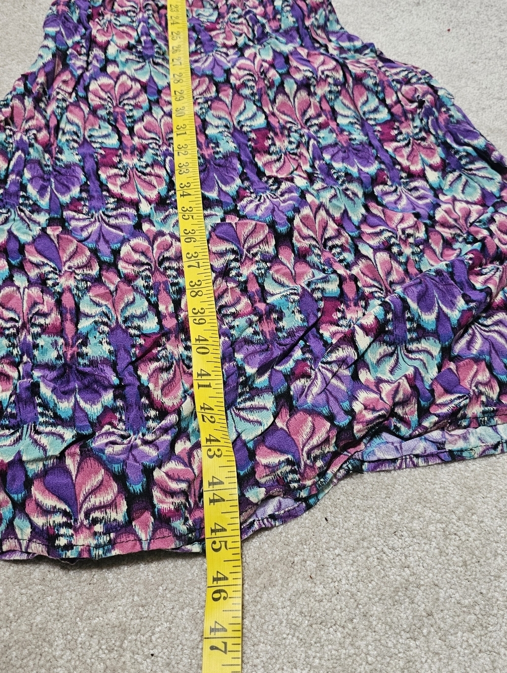 Xhilaration Boho Smocked Maxi Dress Size S - Picture 5 of 5